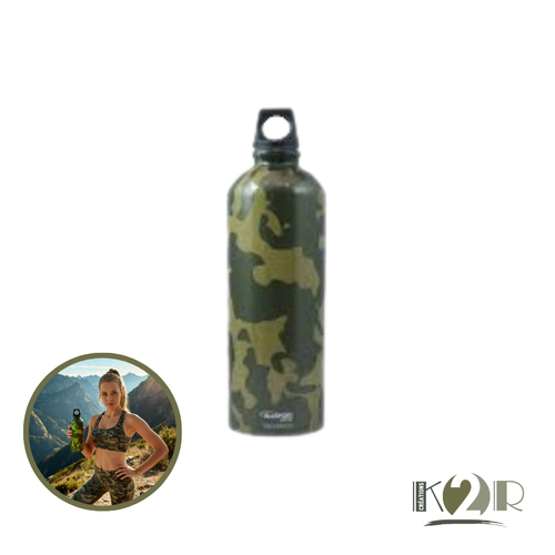 Gourde Sport Camouflage 1,5 – Hydratation pour Athlètes & Aventuriers