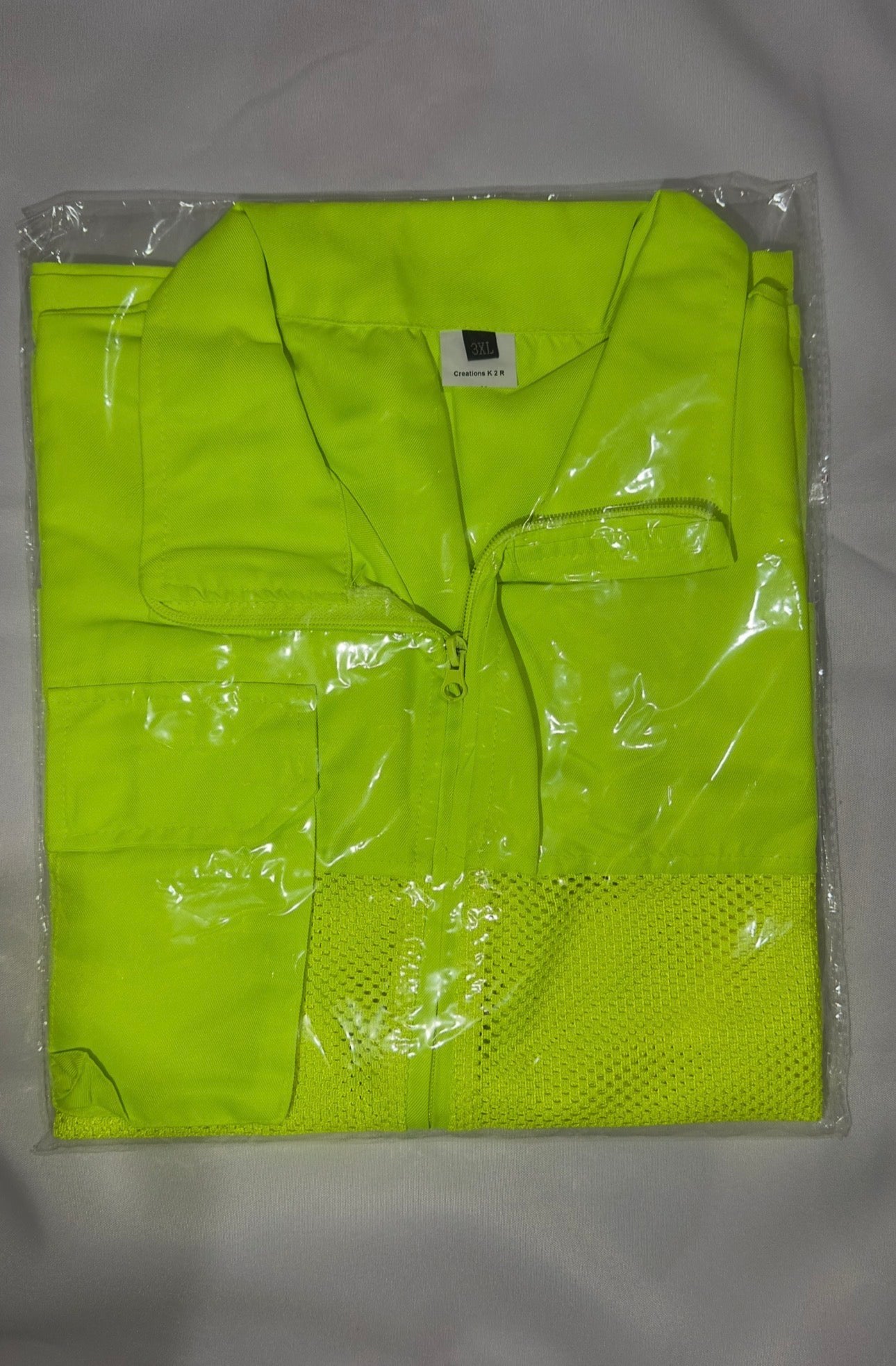 Gilet fluo avec mail