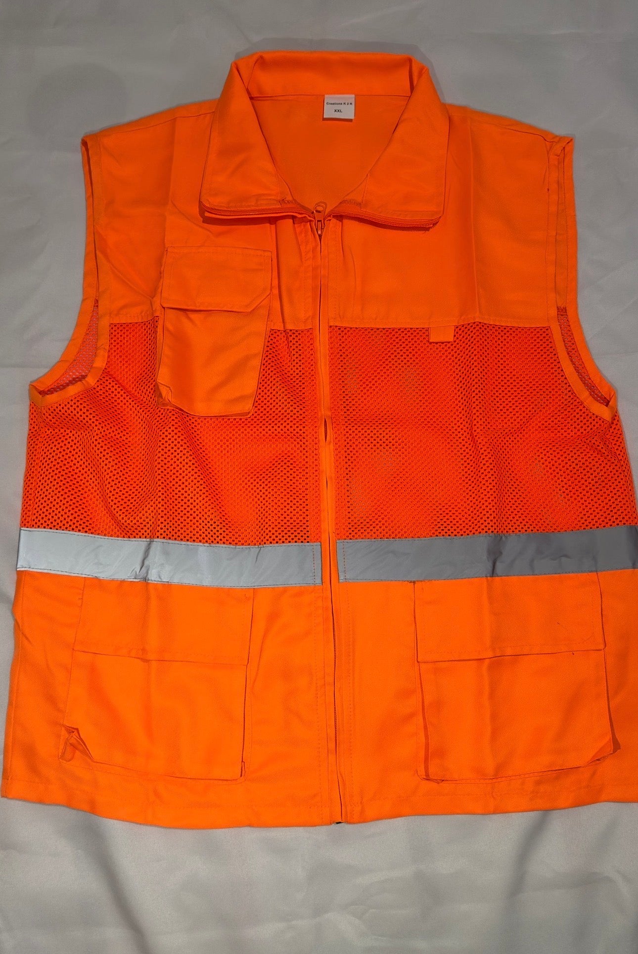 Gilet fluo avec mail